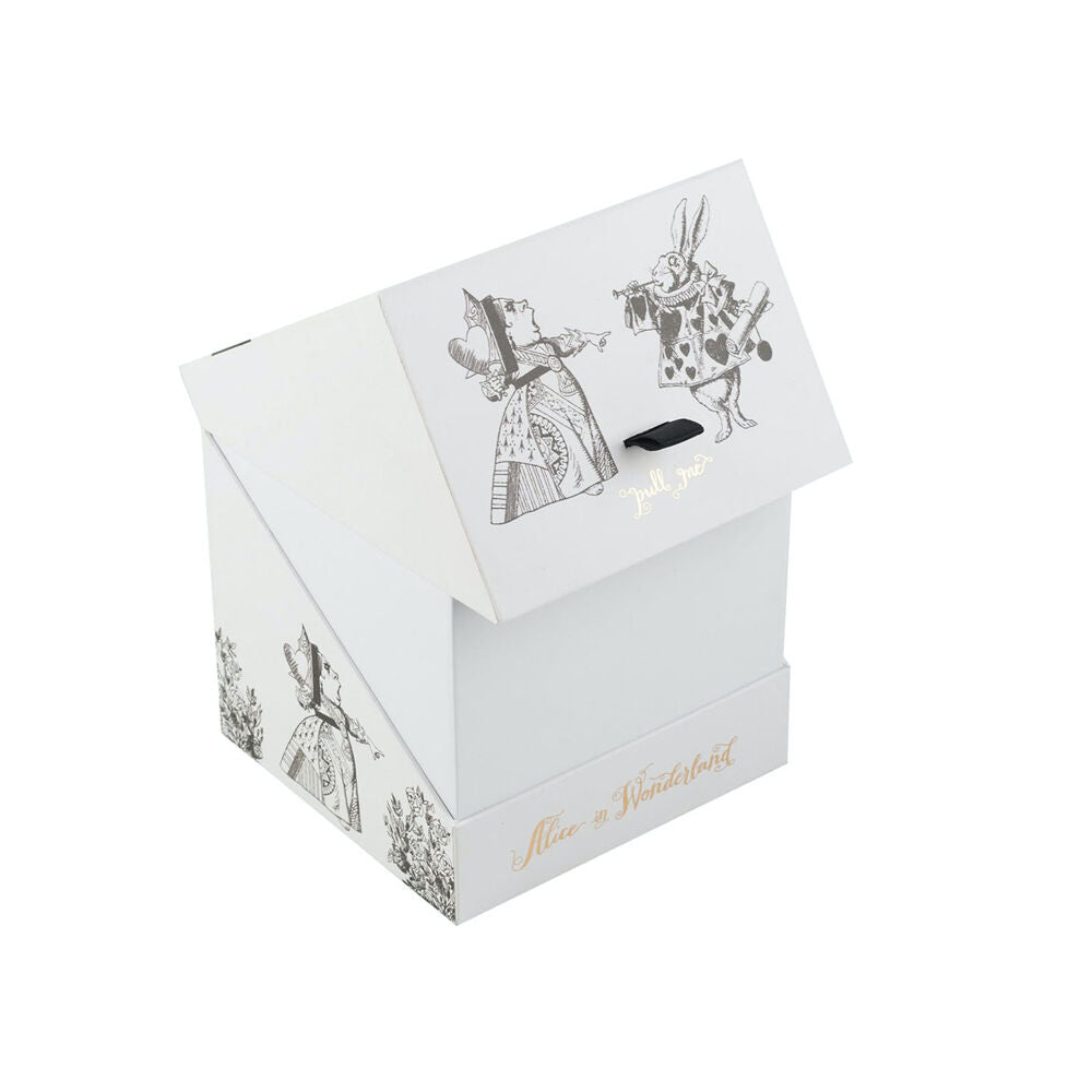 Mikasa x V & a White/Black Alice In Wonderland Tankyard Coffee Drinking Mug — image 4