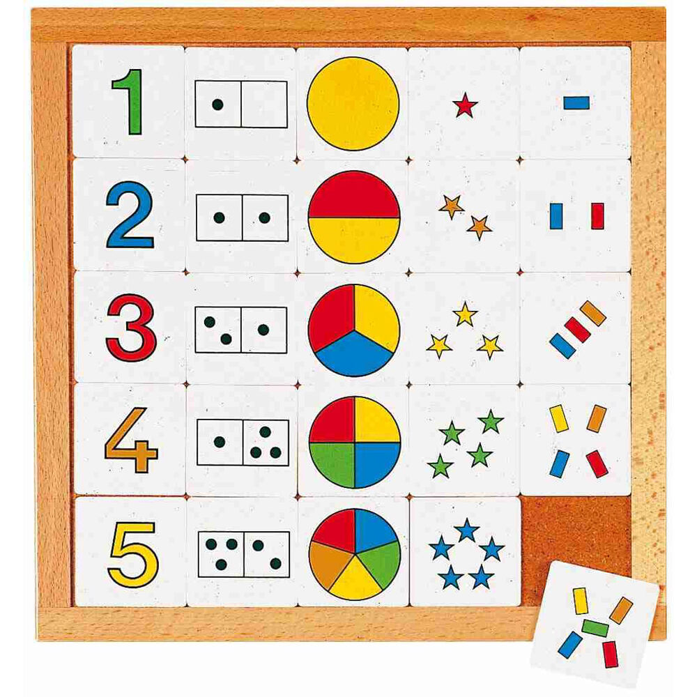Educo Counting Diagram 1 - 5 Educational Toy Math Skills Children/Kids 3y+