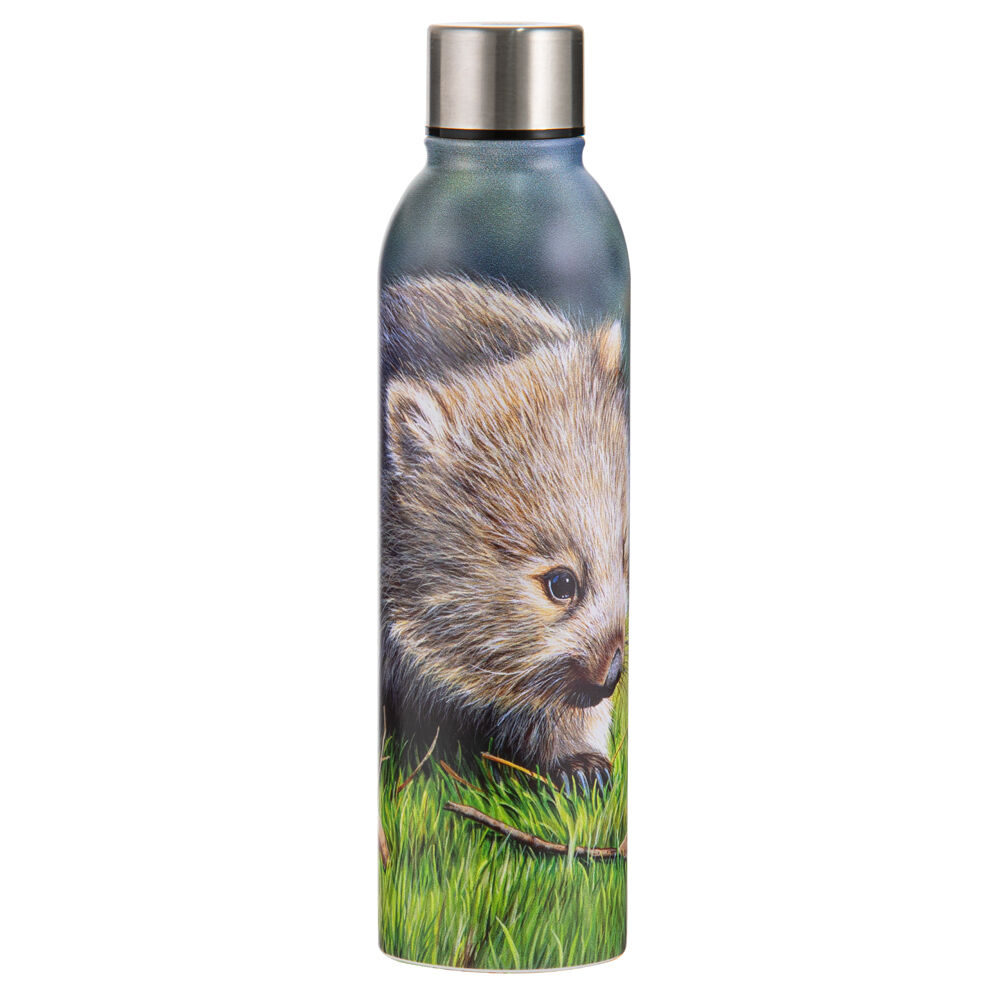 522355-ashdene-babies-of-the-bush-stainless-steel-drink-bottle-24-5cm-wombat-joey