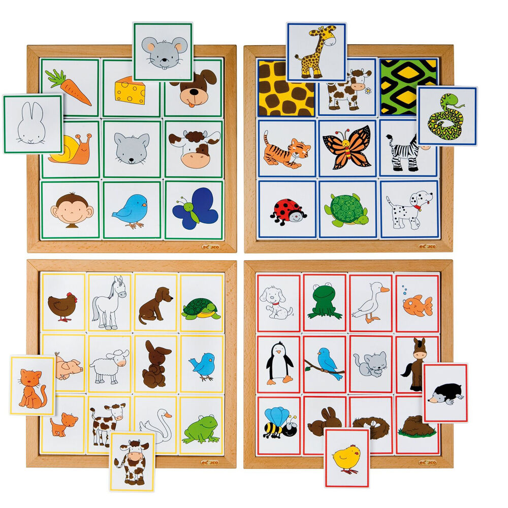 Educo Sorting Animals What do they eat? Game Educational Toy Kids - 3y+