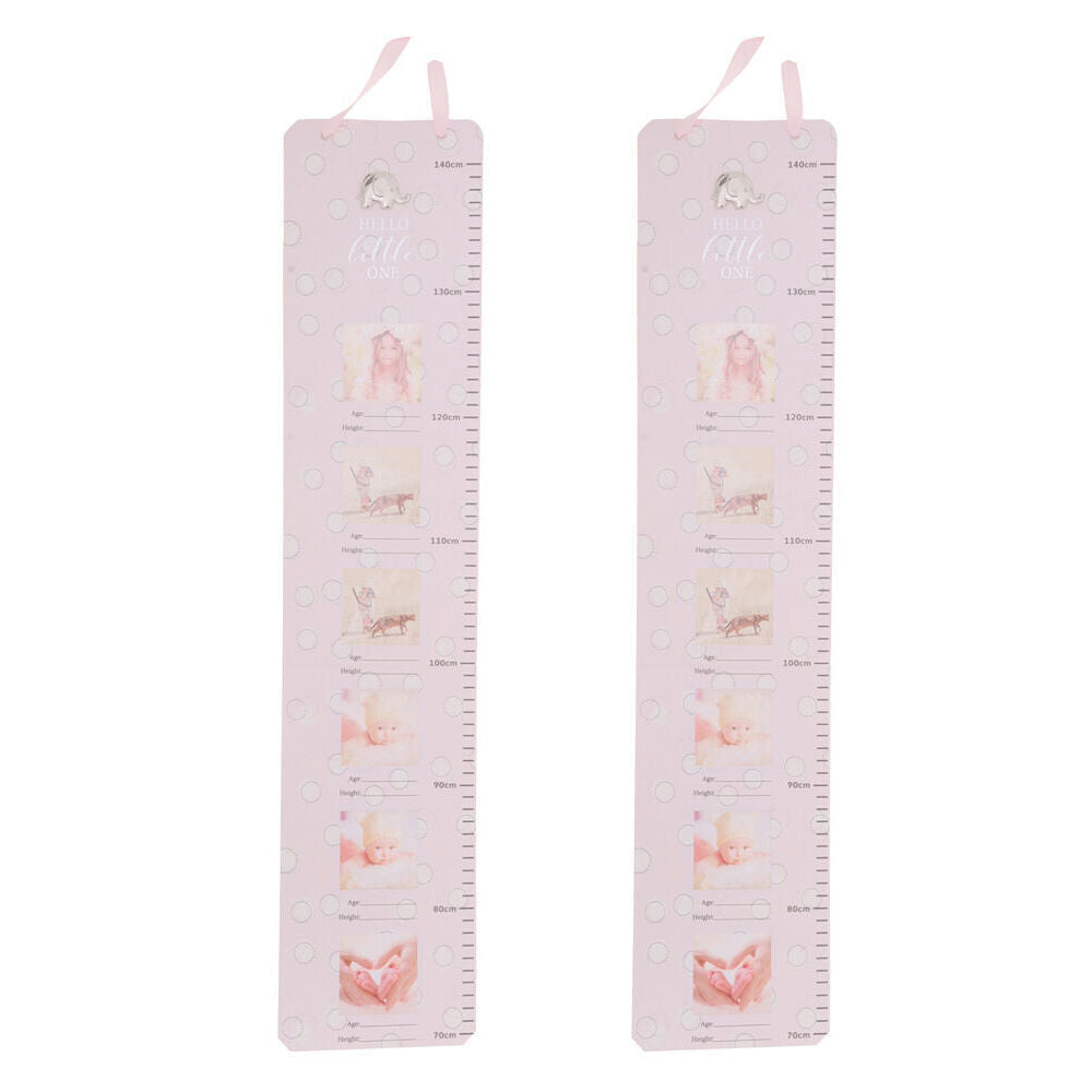 Gibson Gifts Little One Dots Growth Chart Wall Hanging Kids Milestone Ruler (2 Pack)
