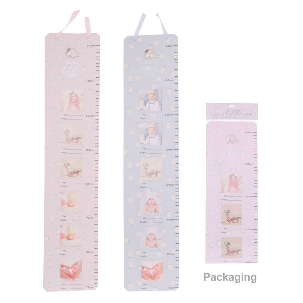 Gibson Gifts Little One Dots Growth Chart Wall Hanging Kids Milestone Ruler (2 Pack) — image 2