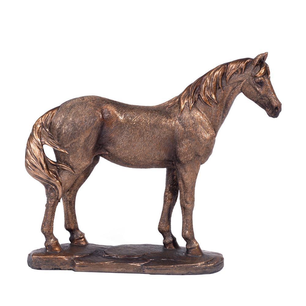 53163-gibson-gifts-standing-horse-home-room-decor-bronze-21cm