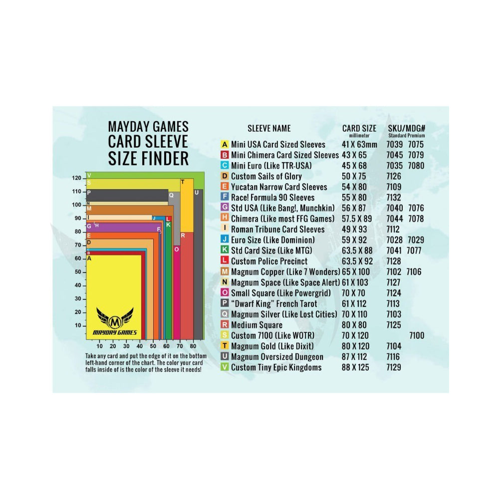53837-mayday-8x11-retail-counter-sleeve-guide-card-sleeve-size-finder