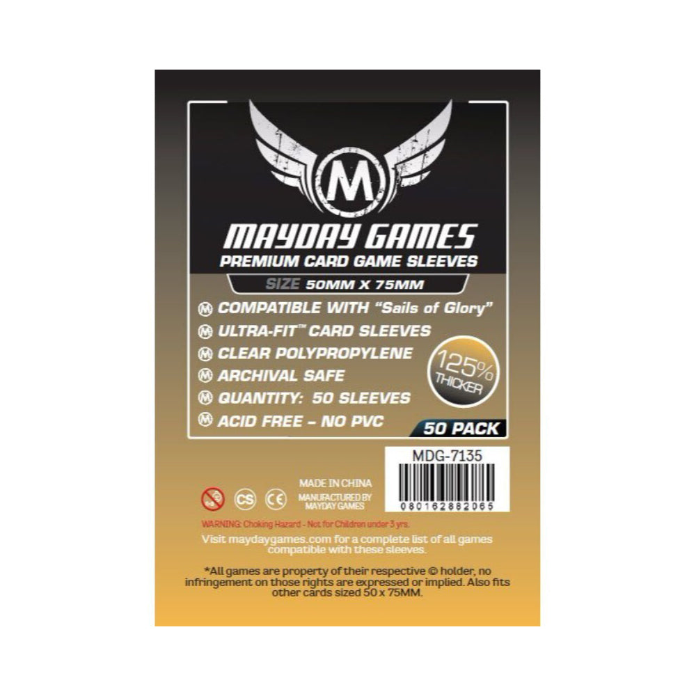 53844-50pc-mayday-50x75mm-premium-custom-card-sleeves-case-protector