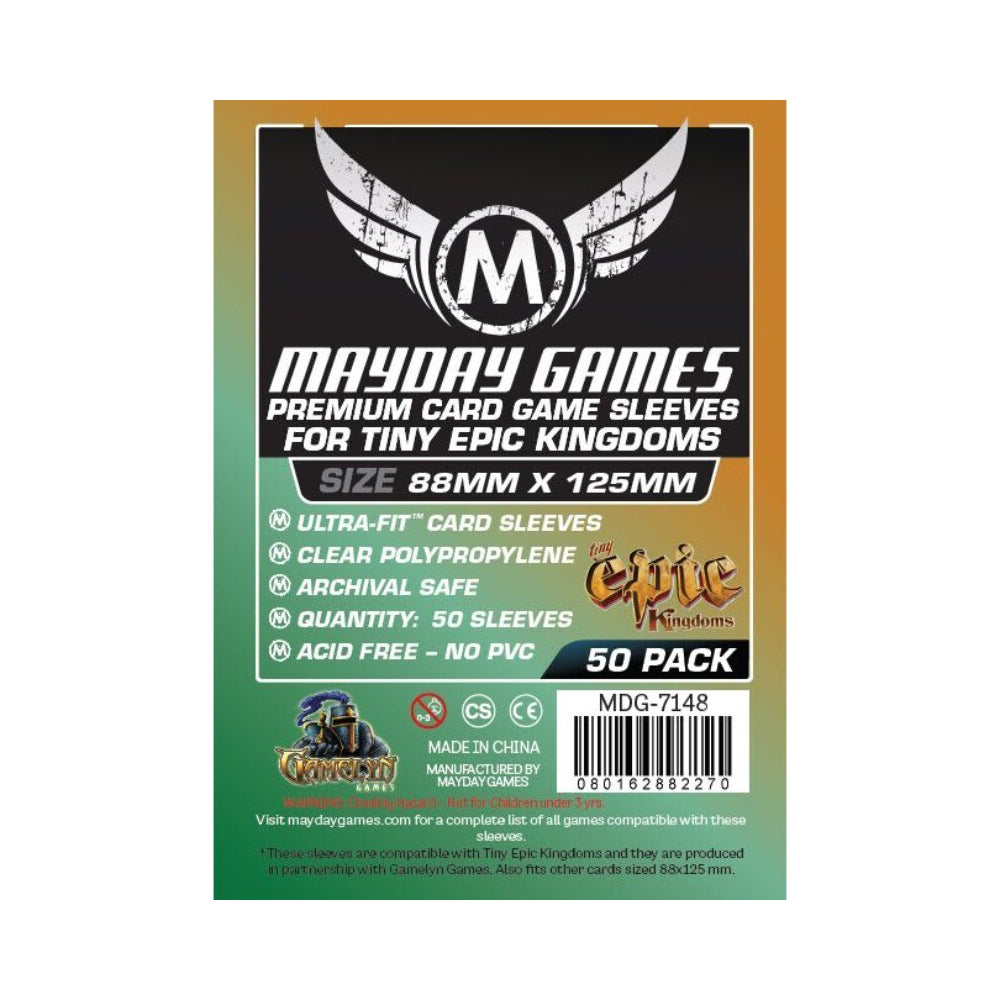 53849-50pc-mayday-88x125mm-premium-custom-tiny-epic-kingdoms-card-sleeves