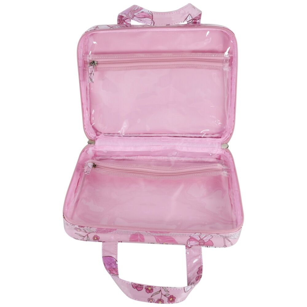 Wicked Sista Harper Hold All Cos Bag Large Cosmetic - Pink — image 2