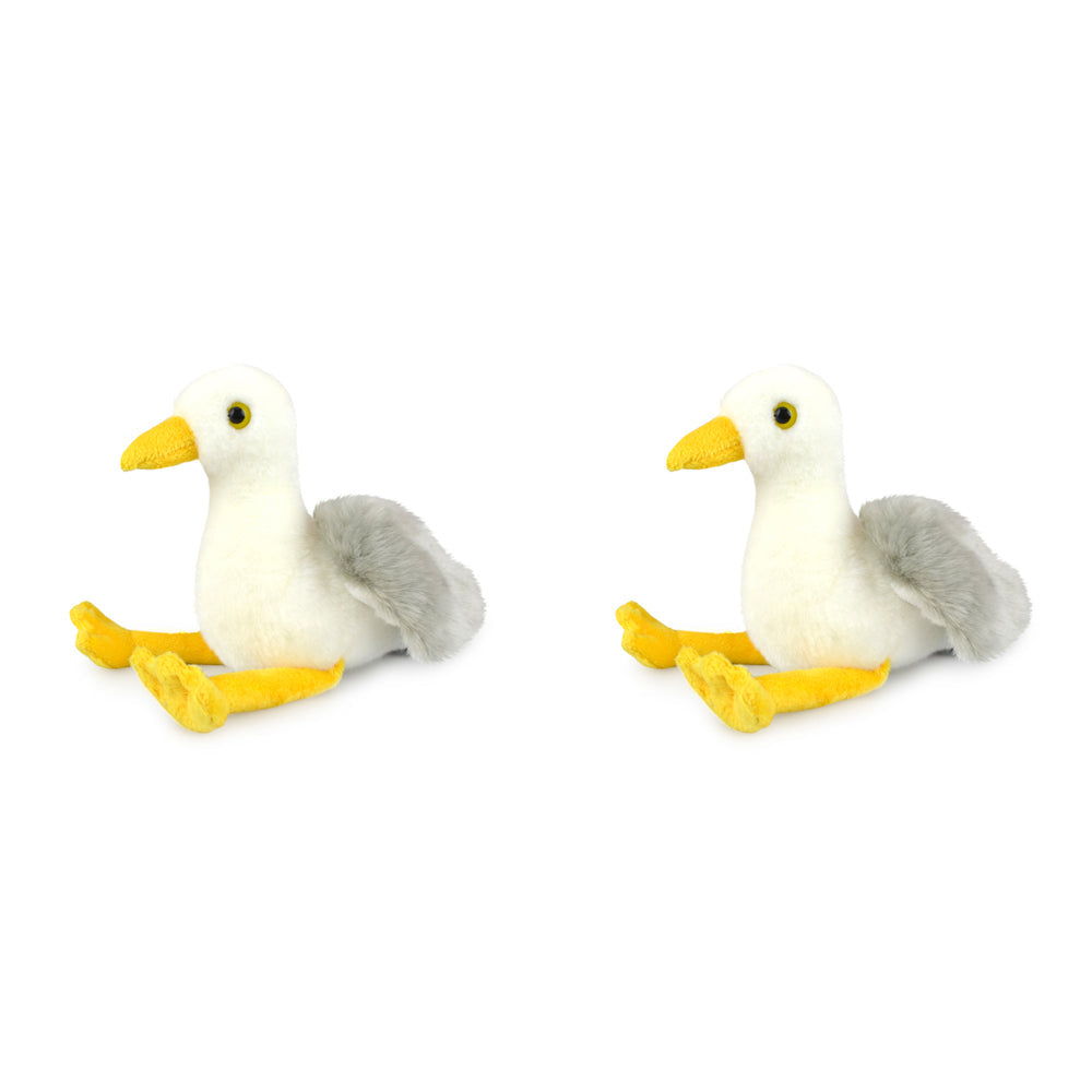 Lil Friends Seagull Soft Stuffed Plush Animal 18cm Kids/Child Cuddle Toy 3y+ (2 Pack)