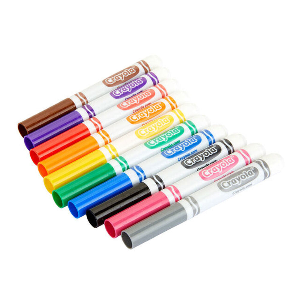 Crayola 10PK Crayola Classic Broadline Colouring Markers Drawing Kids 3y+ Art/Craft (2 Pack) — image 4