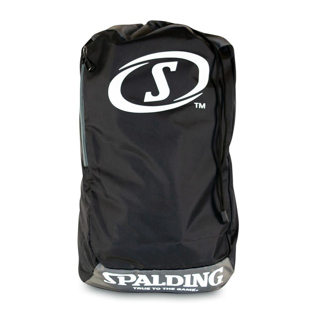 Spalding Black Water Resistant Adult Sackpack Sport Backpack w/ Drawstring