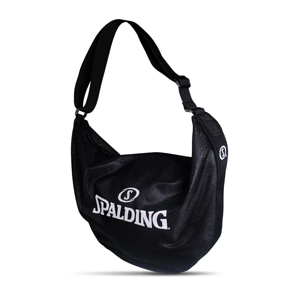 Spalding Black Lightweight Mesh Basketball Shoulder Sporting Travel Bag — image 2