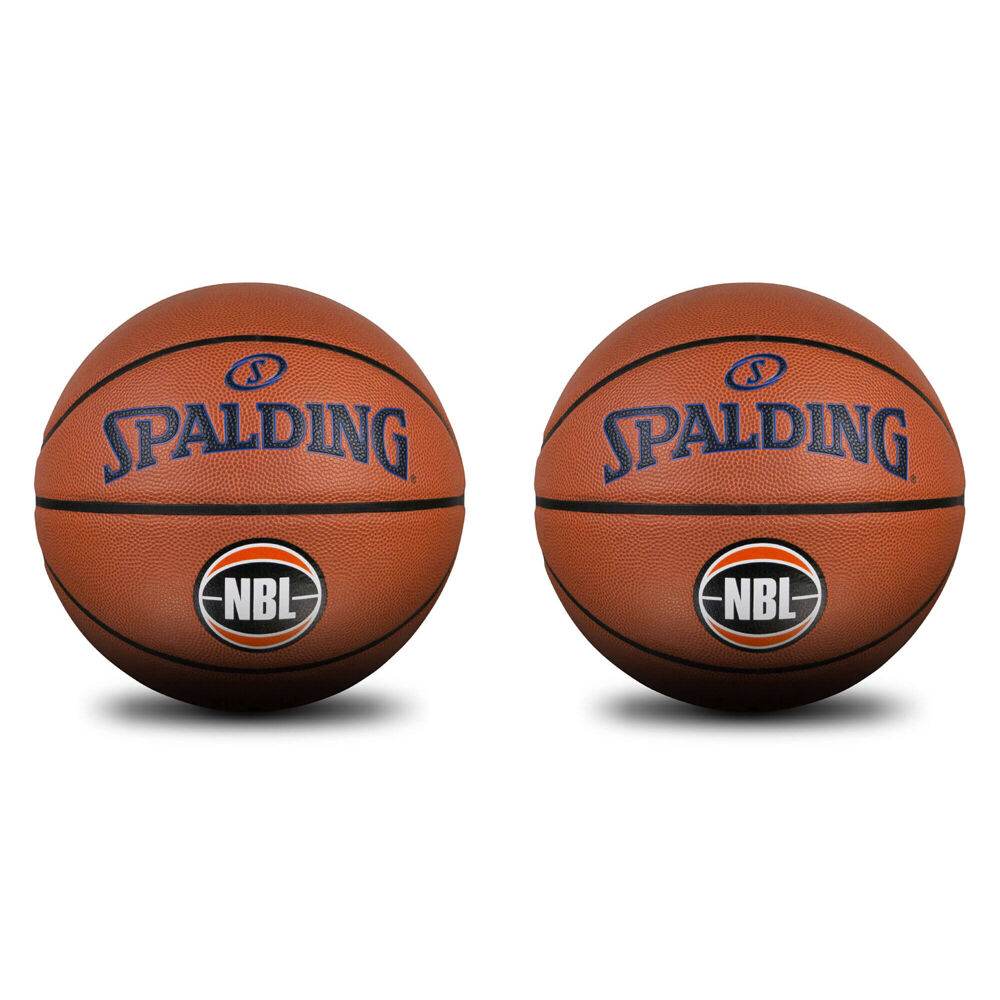 Spalding NBL Team Series Indoor/Outdoor Basketball - Melbourne United Size 7 (2 Pack)