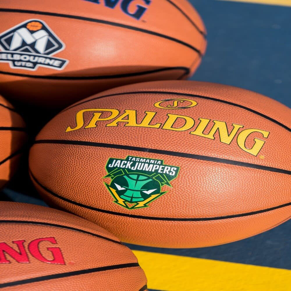 Spalding Size 7 NBL Team Series In/Out Basketball - Tasmania Jack Jumpers — image 2