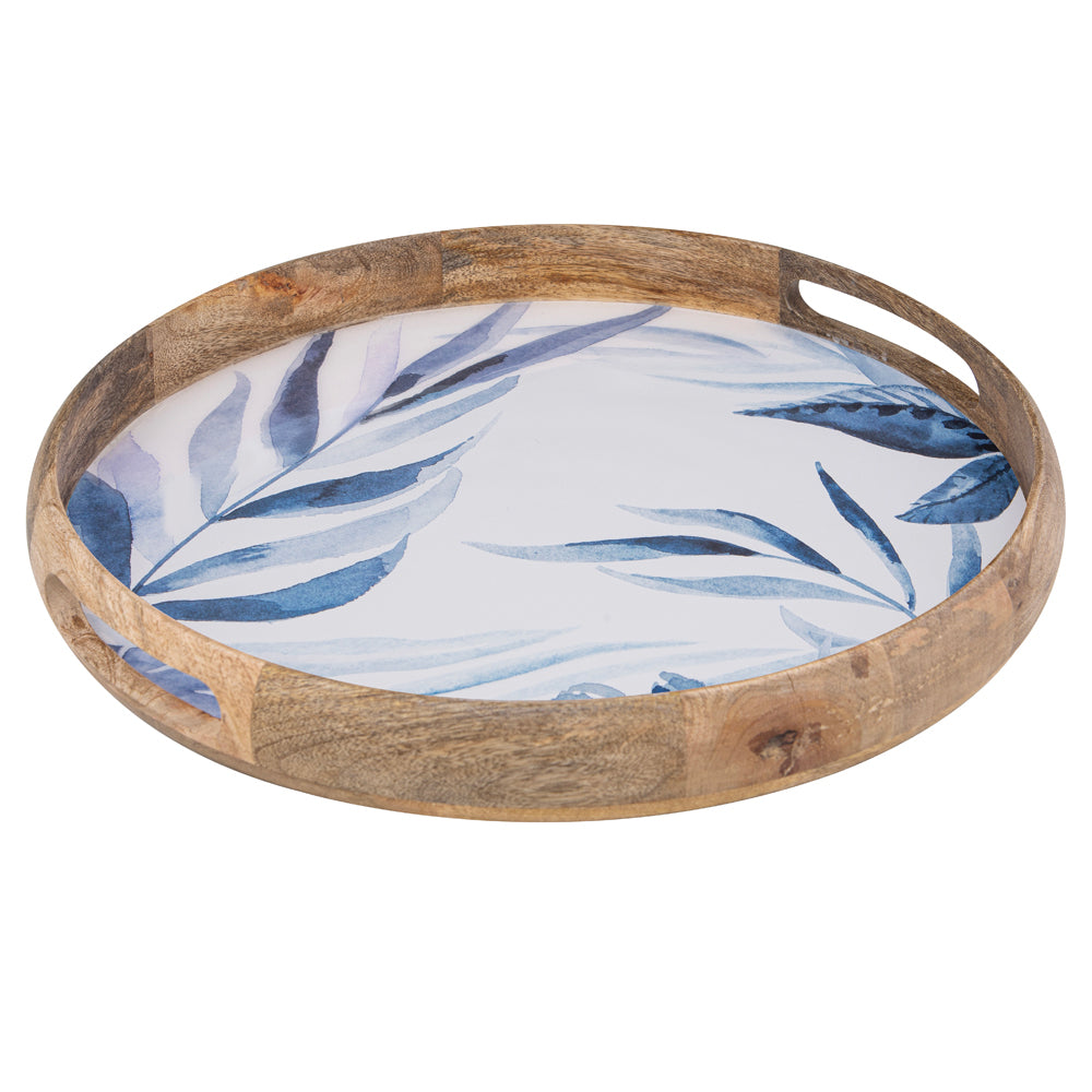 60925-ladelle-blue-lagoon-premium-mango-round-wood-serving-tray
