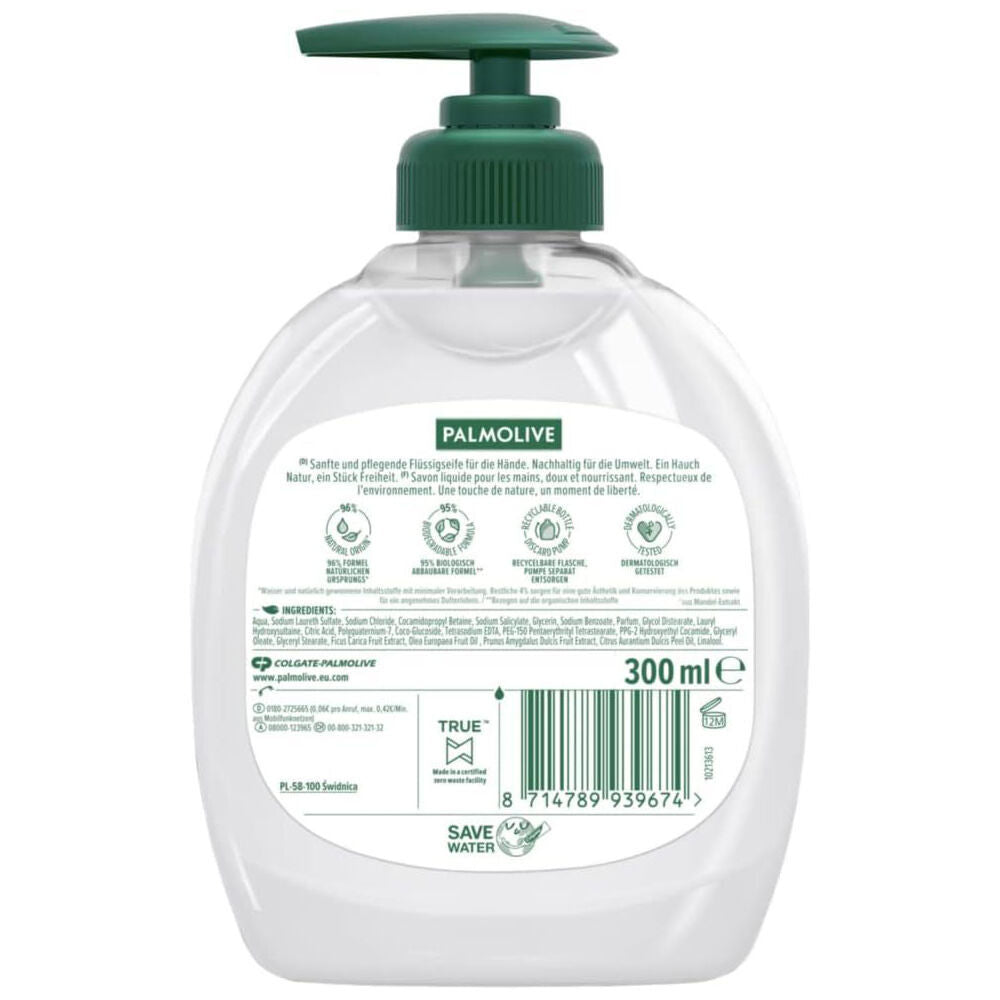 Palmolive Naturals Milk and Olive Liquid Hand Soap Pump 300ml Scent (12 Pack) — image 3