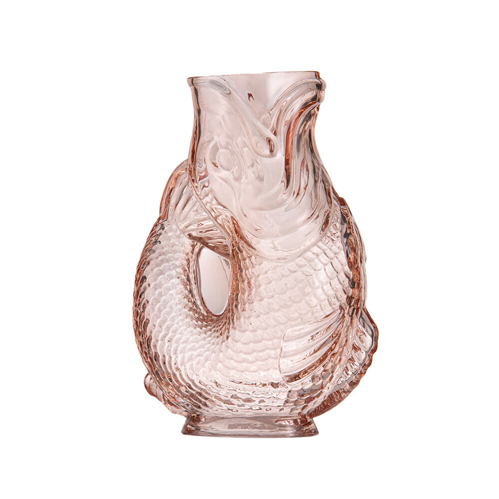 Ladelle Beverage Container Capri Coral Ceramic Fish Serving Jug Pitcher