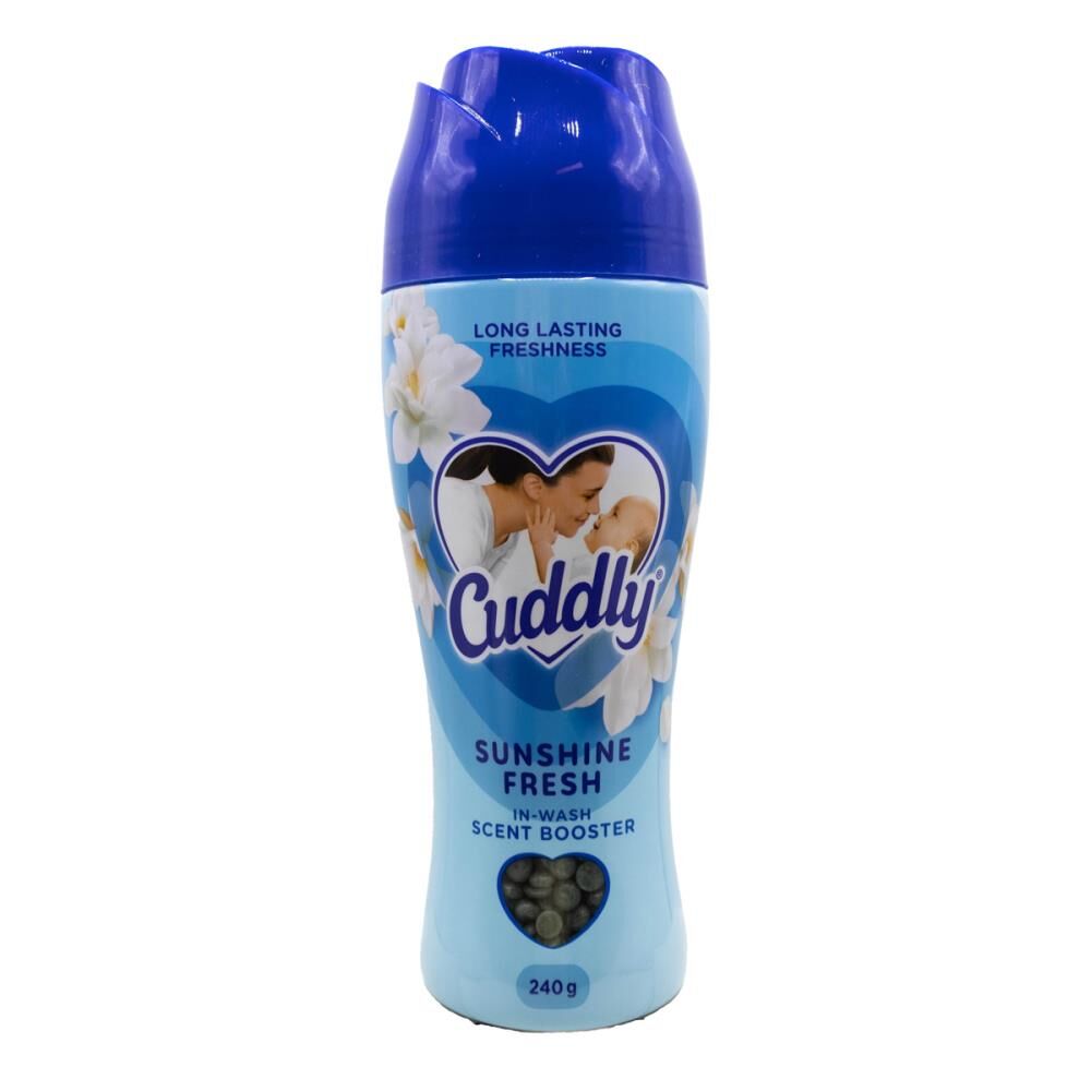 Cuddly 240g In-Wash Scent Booster Pellets Sunshine Fresh Tropical Fragrance