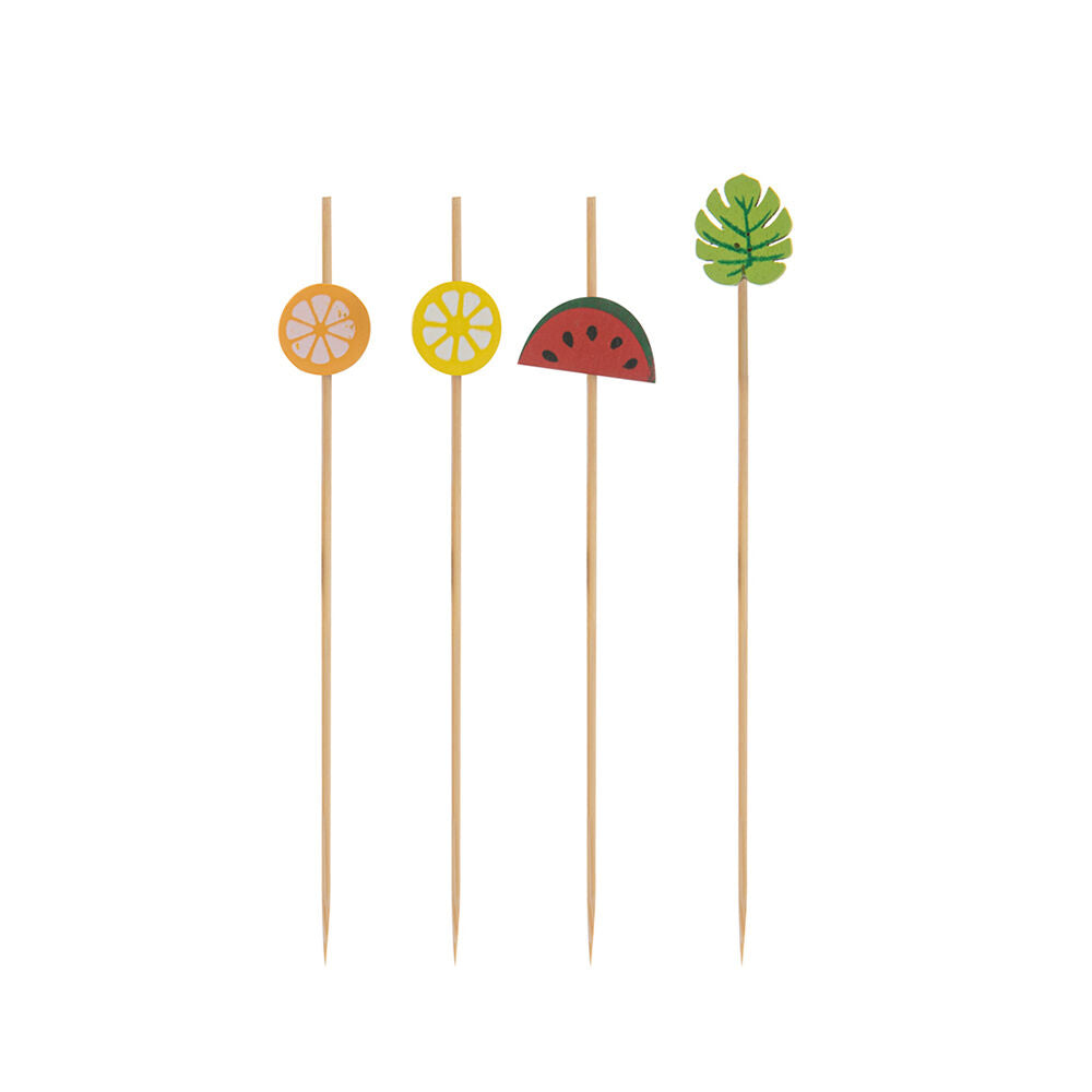 Ladelle Reusable Bar/Table Decor Capri Cocktail Appetiser Picks Assorted