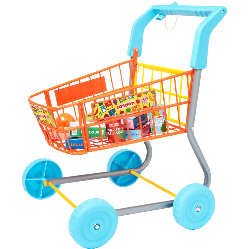 Casdon Kids Children 3y+ Pretend Play Supermarket Cart Toy Shopping Trolley — image 3
