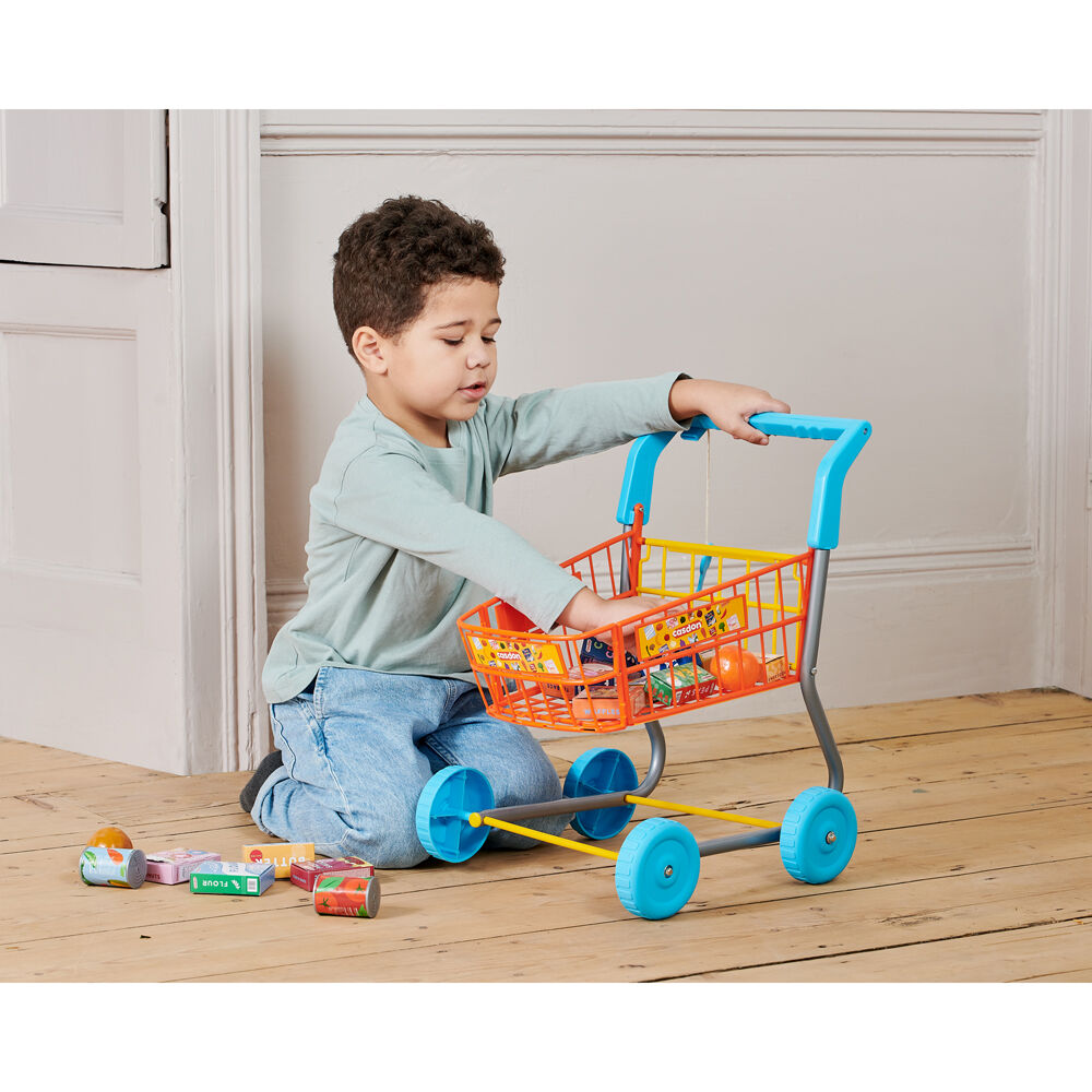 Casdon Kids Children 3y+ Pretend Play Supermarket Cart Toy Shopping Trolley — image 5