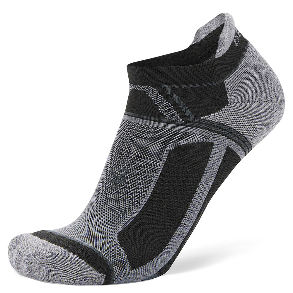 Balega Hidden Contour Recycled Running Socks Dry Feet US W 11-13/M 9.5-11.5 Grey — Medium