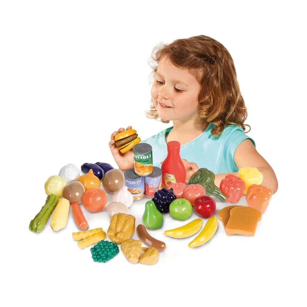 Casdon Play Food Set Pretend Kitchen Toy Groceries Kids Children 3y+ (40 Pieces) — image 4
