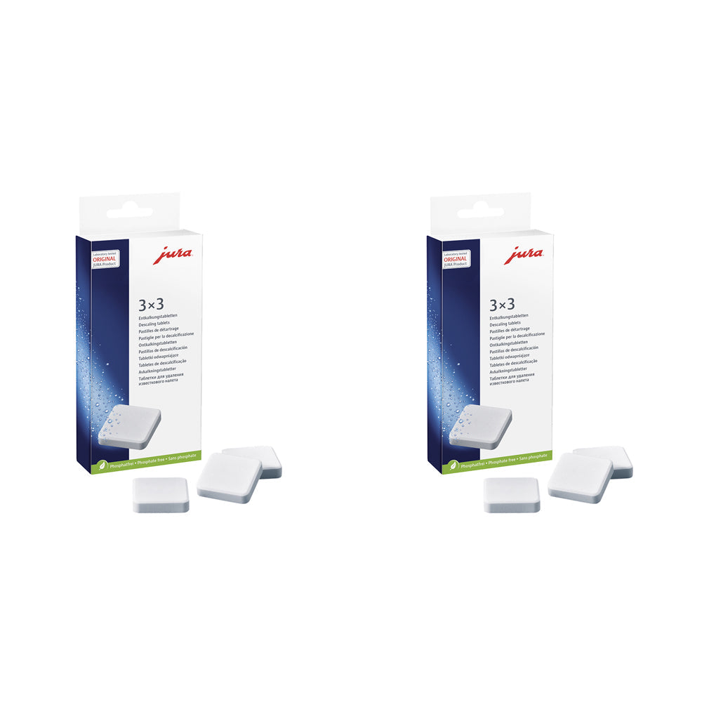 Jura 9pc Jura Espresso/Coffee Machine Descaling And Protection Cleaning Tablets (2 Pack)