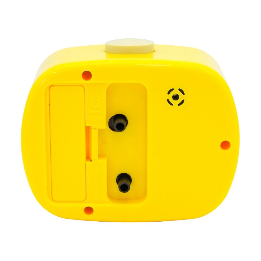 Leni 9x11x6cm Lemon Retro-Inspired Analogue Bedside Table/Desk Alarm Clock — image 5