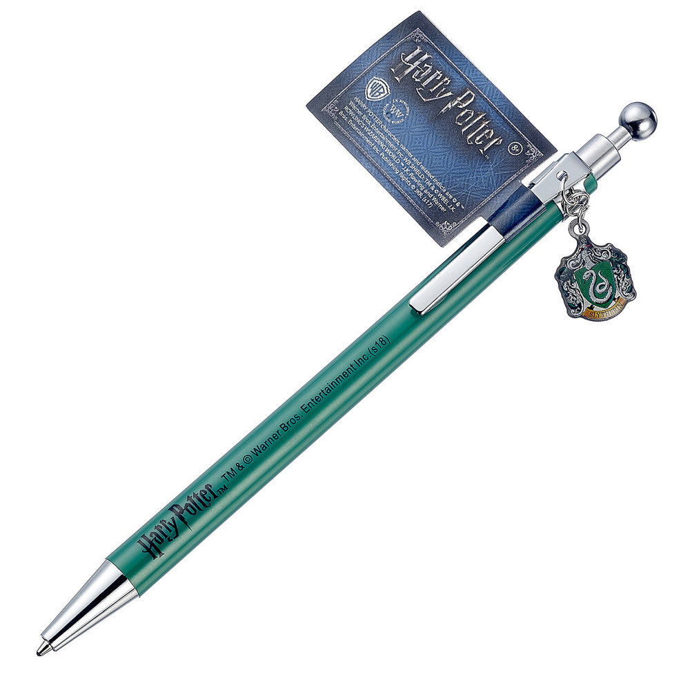 62874-the-carat-shop-harry-potter-ballpoint-pen-house-crest-slytherin-green