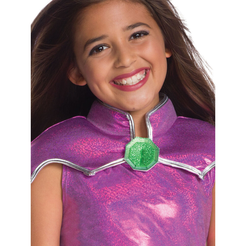 DC Comics Starfire Deluxe Kids Girls Dress Up Halloween Party Costume Size S — image 2