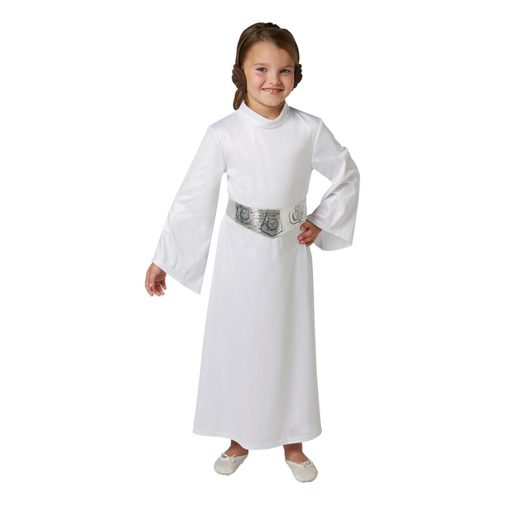 Star Wars Princess Leia Classic Girls/Kids Dress Up Party Hooded Costume Size S