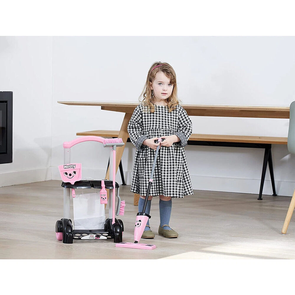 Casdon Kids 3y+ Pink Role-play Cleaning Vacuum Toy Playset Hetty Trolley — image 7