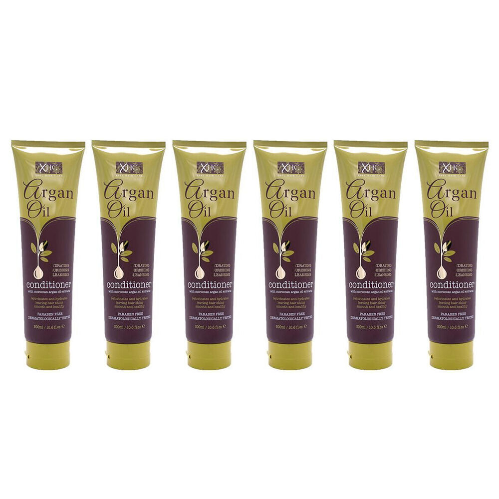 XHC Argan Oil Hydrating Hair Conditioner Nousishing Care 300ml Dry & Damaged (6 Pack)