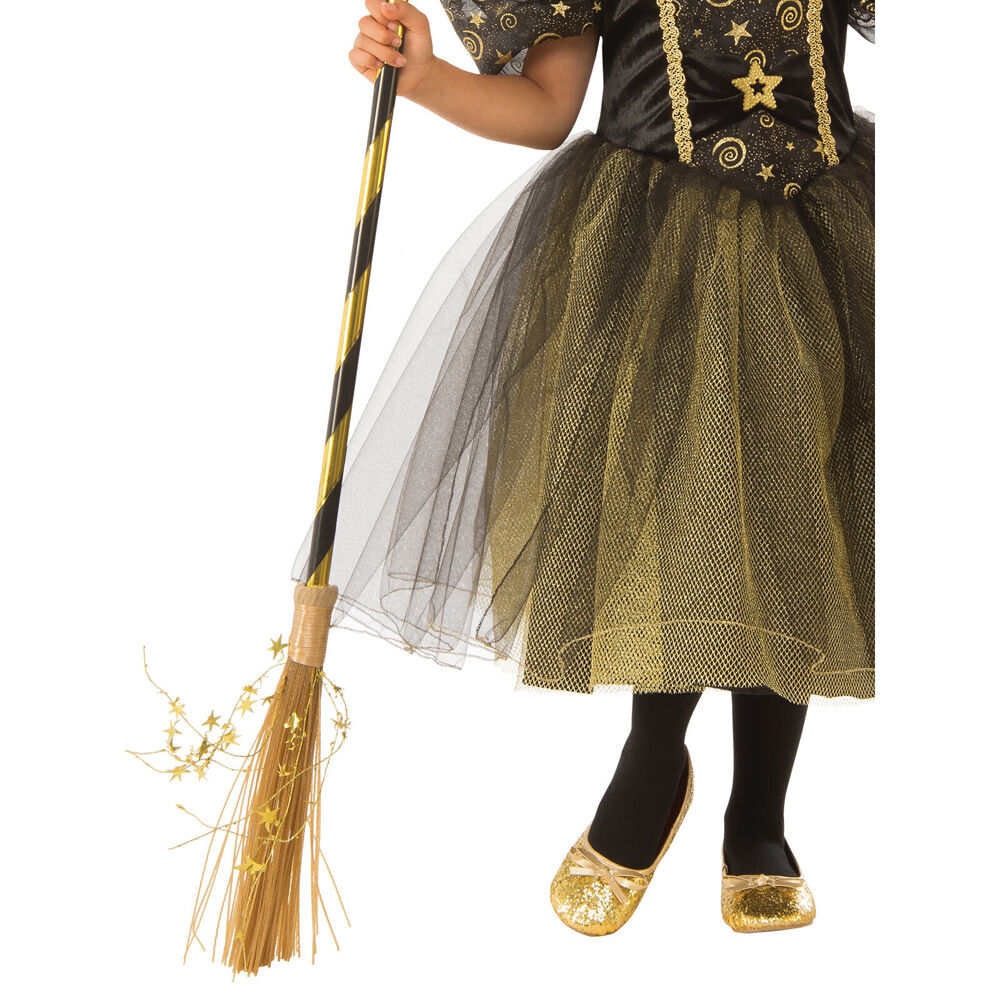 Rubies Golden Star Witch Girls/Kids Dress Up Party Halloween Costume Size M — image 4