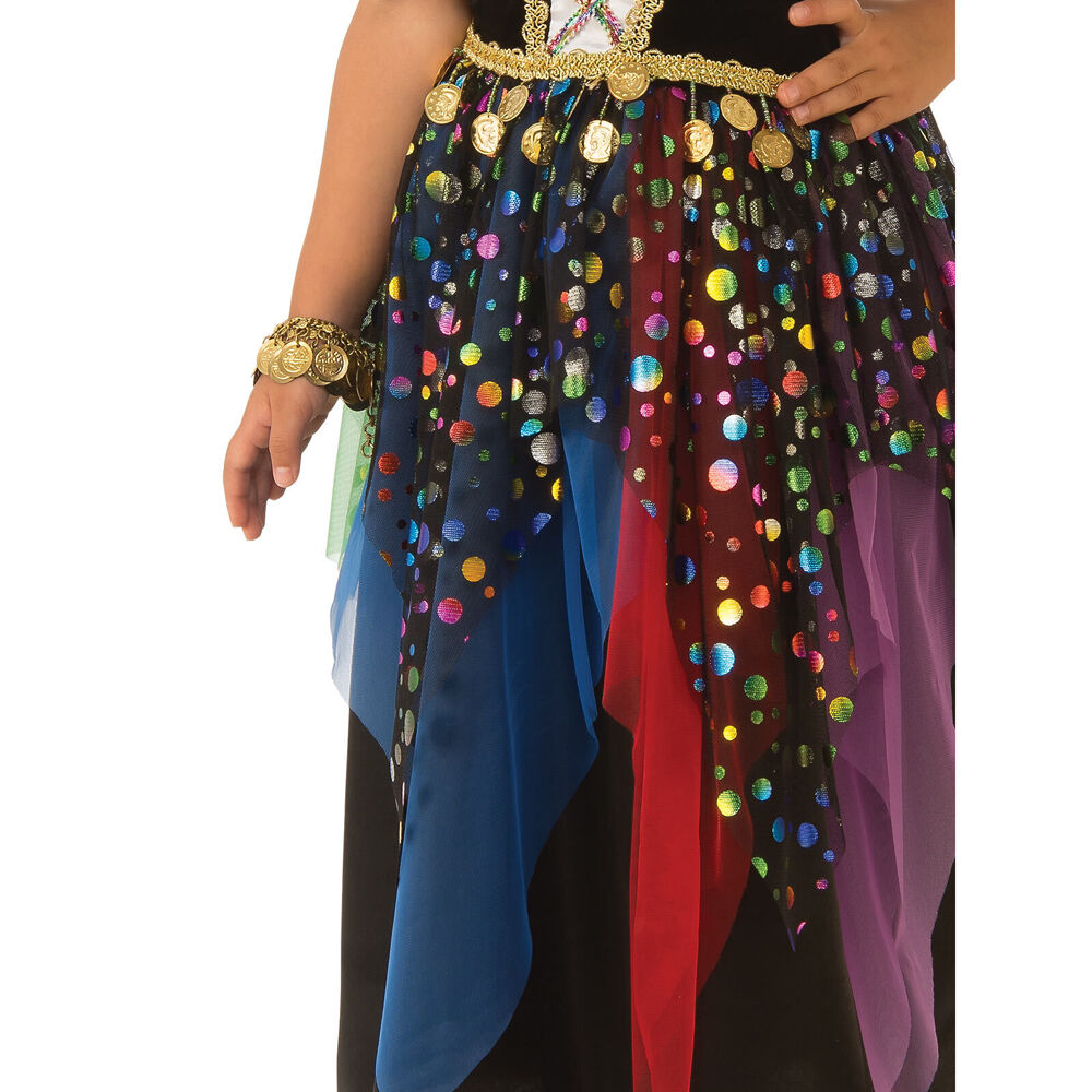 Rubies Gypsy Girl Dress Up Headpiece Kids Girls Halloween Party Costume Size L — image 3