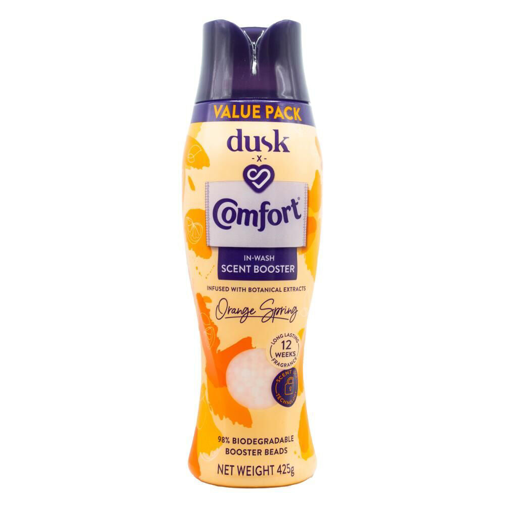 Comfort Fabric Freshener In Wash Scent Booster Dusk Orange Spring 425g