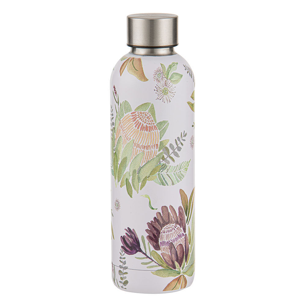 64353-leura-stainless-steel-500ml-water-drink-bottle-flask-cream