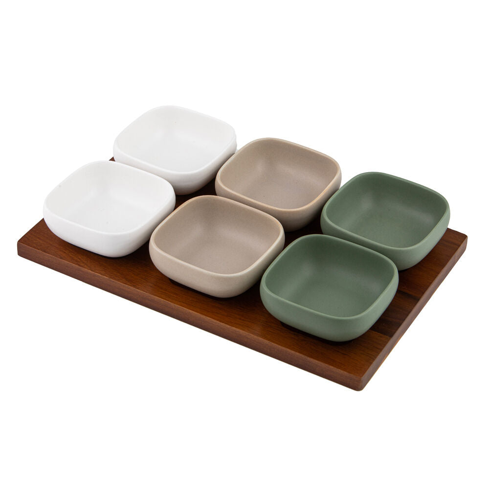 64392-7pc-ladelle-essentials-serve-bowl-wooden-tray-set-34-5cm-assorted
