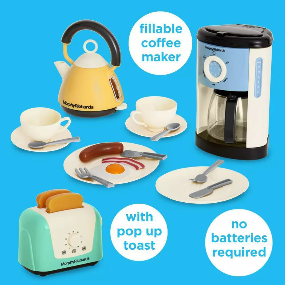 Casdon Kids Children 3y+ Role-play Breakfast Toy Morphy Richards Kitchen Set — image 2