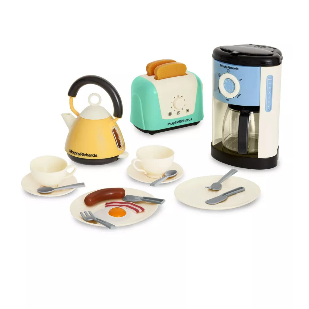 Casdon Kids Children 3y+ Role-play Breakfast Toy Morphy Richards Kitchen Set