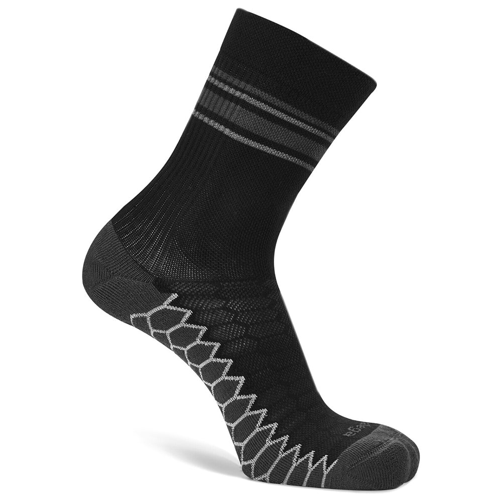 Balega Silver Mini Crew Men's Drynamix Running Socks Dry Feet M12-14 XL Black