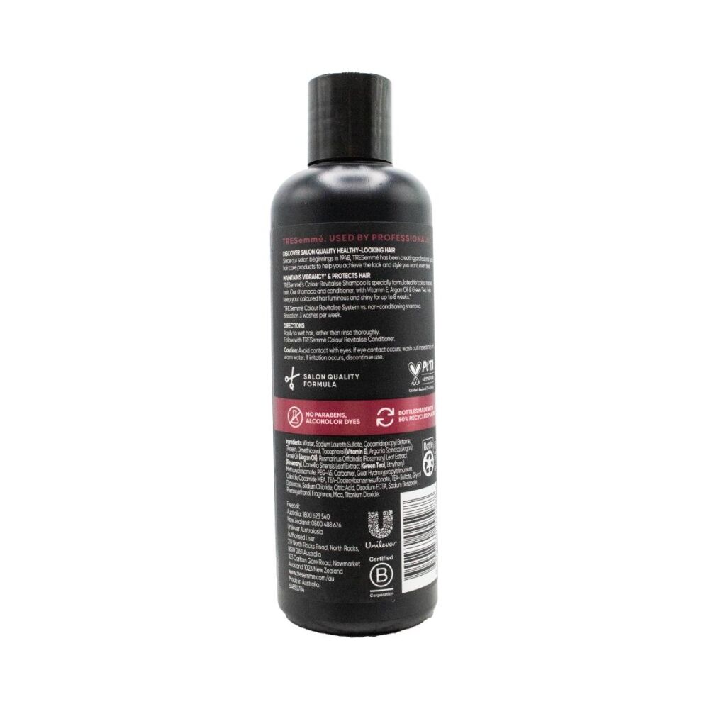 TRESemme Hair Shampoo Colour Revitalise w/Argan Oil & Green Tea 350ml (6 Pack) — image 3