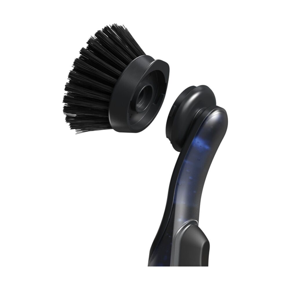 Joseph Joseph SinkTech Soap Dispensing Kitchen Dish Brush With Replacement Black — image 3