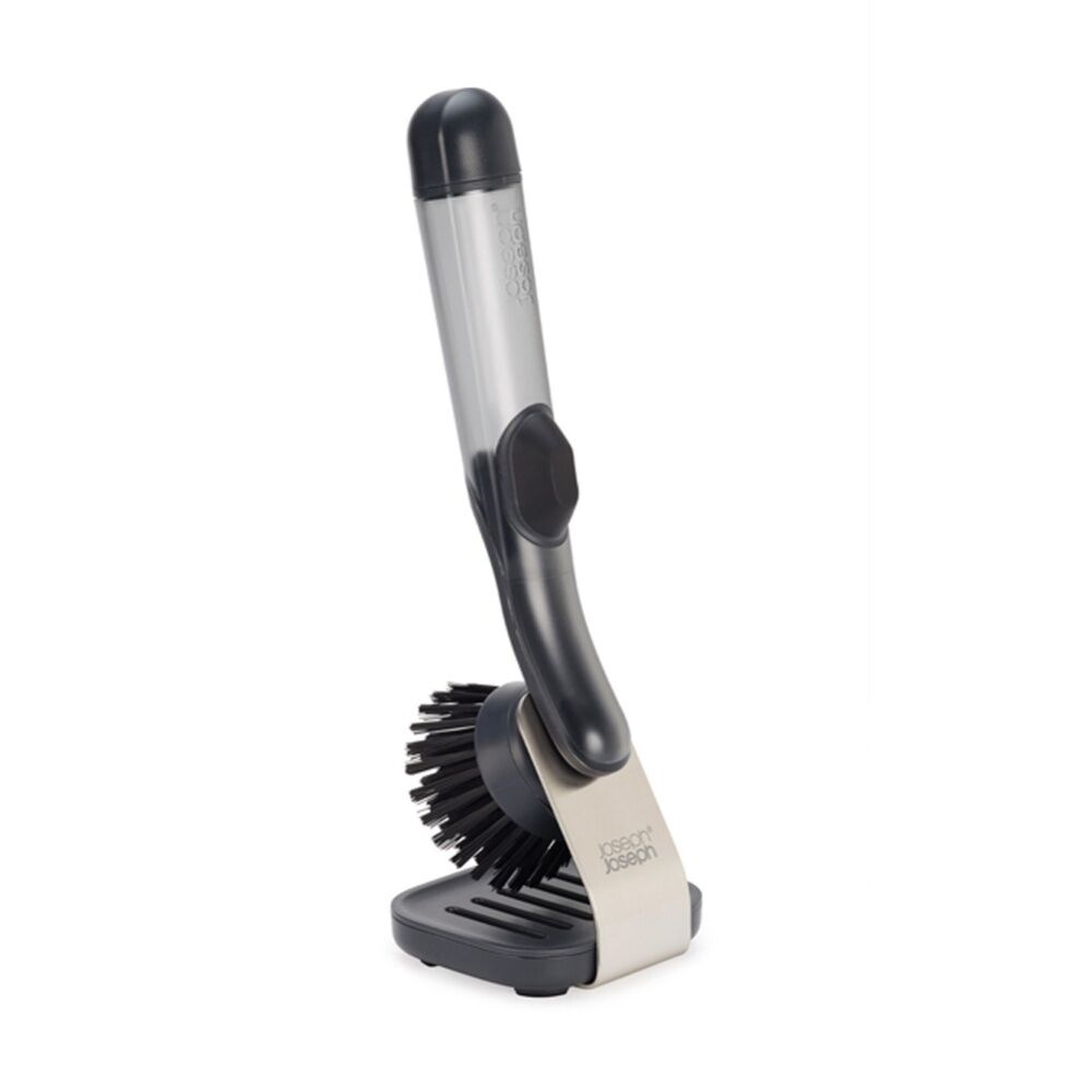 Joseph Joseph SinkTech Soap Dispenser Kitchen Dish Brush With Stand Black (2 Pack) — image 2