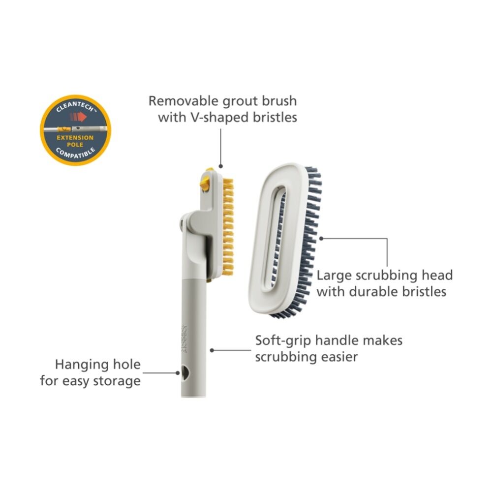 Joseph Joseph CleanTech Large And Narrow Bathroom Tile Cleaning Scrubber 2-In-1 — image 9