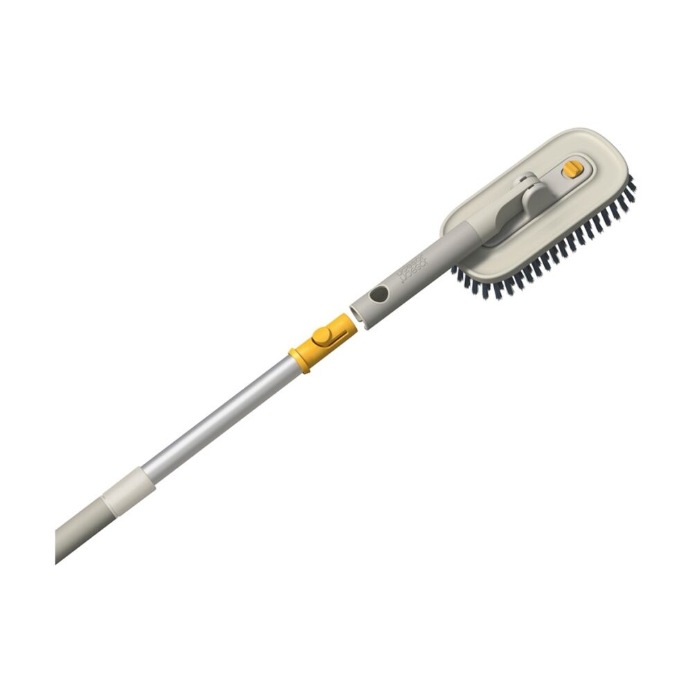 Joseph Joseph CleanTech Detail Cleaning Set Tile Scrubber & Brush Stone (2 Pieces) — image 2