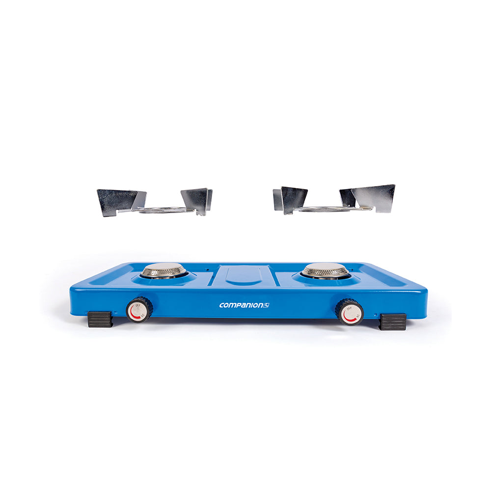 10000055-companion-43cm-double-burner-propane-stove-camping-cookware