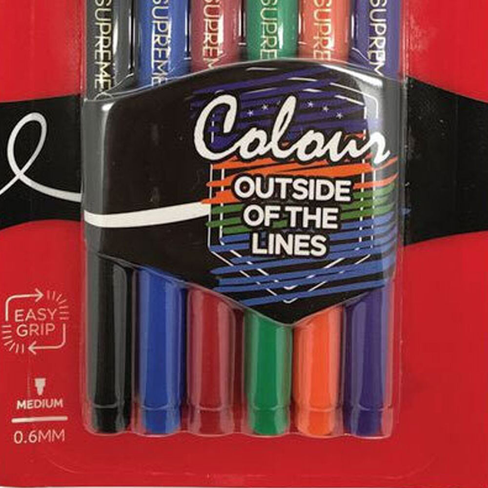 1006821-6pc-artline-supreme-0-6mm-colouring-pens-assorted-colours