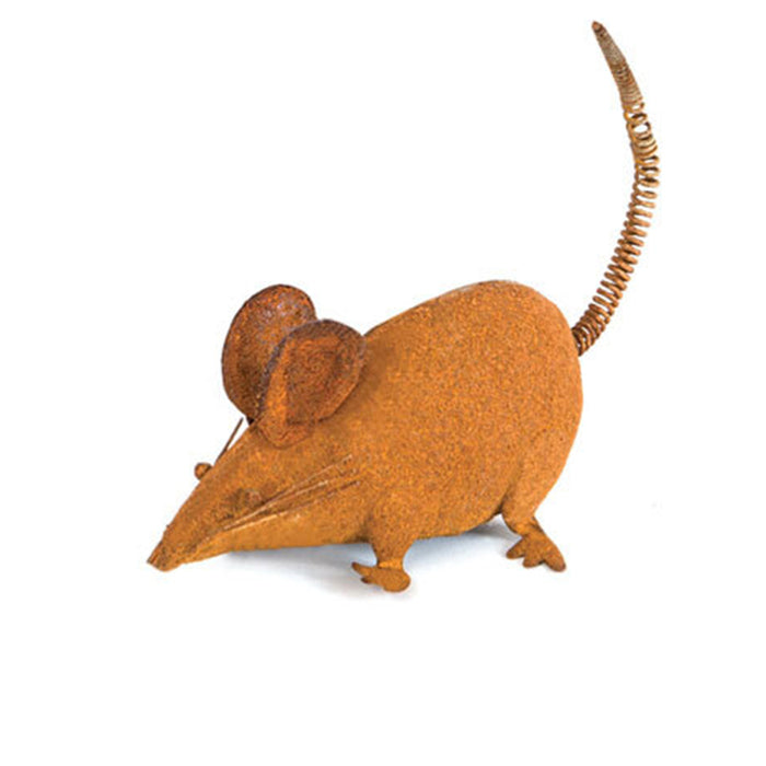 11046-garden-rust-metal-11cm-farmers-mice-ornament-decor-small