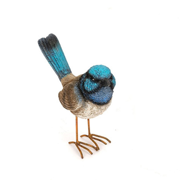 11107-garden-7cm-fairy-wren-blue-w-feet-bird-ornament-decor